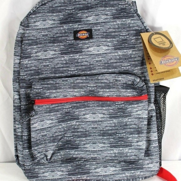 Dickies Black Geometric Shape Student Backpack - Picture 1 of 6